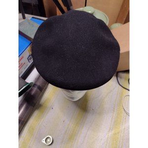 VTG Kangal Guardian 100% Wool Black Cabbie Hat Made in Great Britain